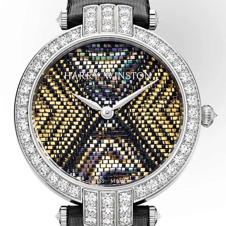 Harry Winston,The Premier 36mm,36mm,Gold,White Gold,Automatic,In-house Caliber,Mother of Pearl,PRNAHM36WW007