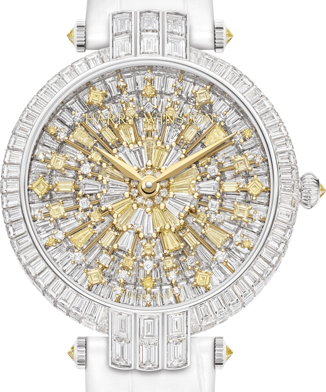 Harry Winston,The Premier 36mm,36mm,White Gold,Silver,Gold,Automatic,In-house Caliber,Round,PRNAHM36WW042