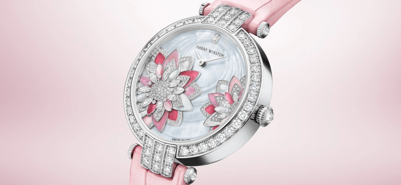 Harry Winston,The Premier 36mm,36mm,Gold,White Gold,White,Automatic,In-house Caliber,Mother of Pearl,PRNAHM36WW027