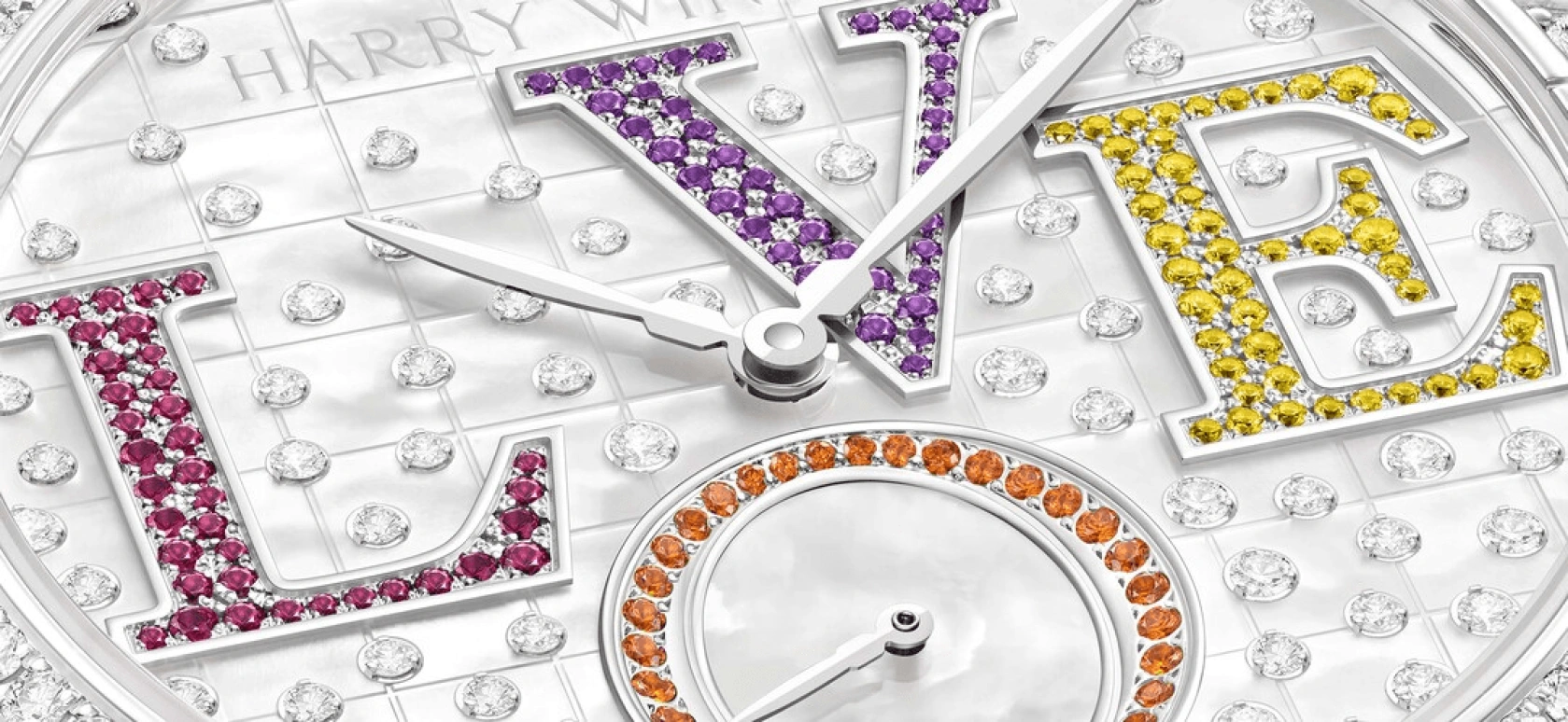 Harry Winston,Midnight 36mm,36mm,Gold,White Gold,White,Automatic,In-house Caliber,Mother of Pearl,MIDASS36WW007