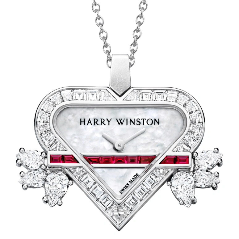 Harry Winston,High Jewelry Timepieces 26mm,26mm,Gold,White Gold,White,Quartz,In-house Caliber,Mother of Pearl,HJTQHM26WW004