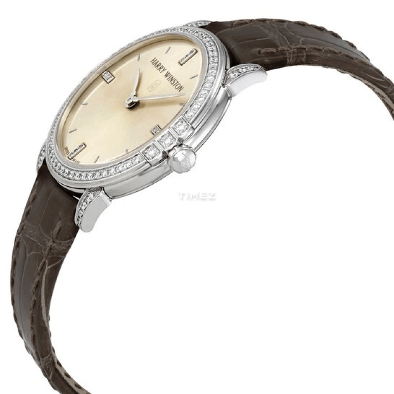 Harry Winston,Midnight 32mm,32mm,White Gold,Silver,Quartz,Sapphire,Crystal Glass,Round,MIDQHM32WW002