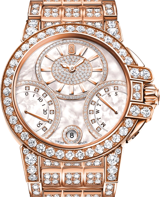 Harry Winston,The Ocean 36mm,36mm,Rose Gold,Gold,Pink,Automatic,In-house Caliber,Mother of Pearl,OCEABI36RR032