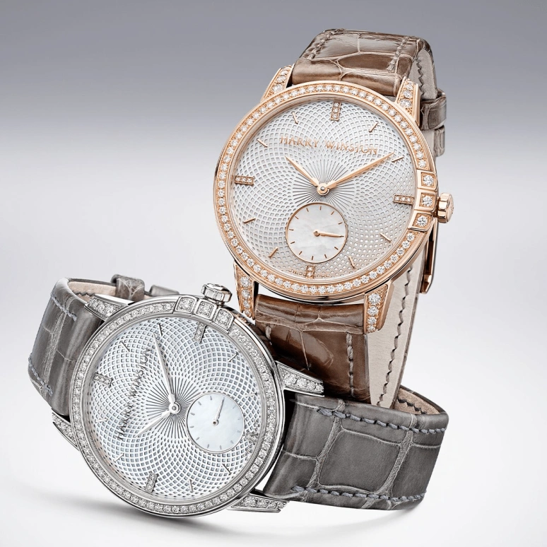 Harry Winston,Midnight 36mm,36mm,Gold,White Gold,White,Automatic,In-house Caliber,Mother of Pearl,MIDASS36WW001