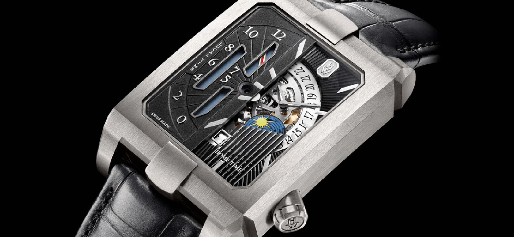 Harry Winston,The Avenue 35.8x53.8mm,35.8x53.8mm,Zalium,Automatic,In-house Caliber,Open,AVEATZ37ZZ001