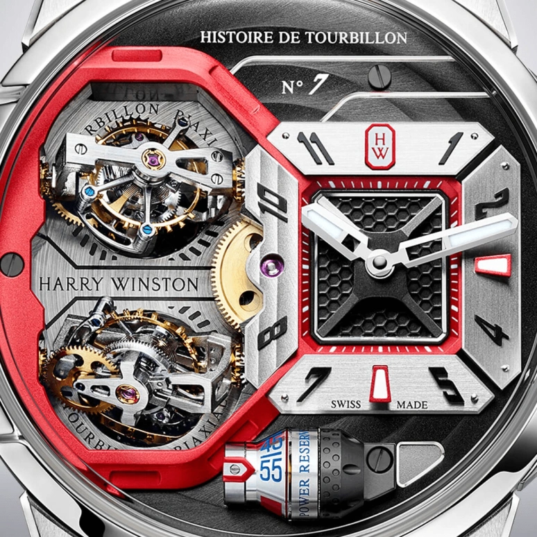 Harry Winston,Histoire de Tourbillon & Opus 50.9mm,50.9mm,Gold,White Gold,Handwound,In-house Caliber,Open,HCOMDT51WW002