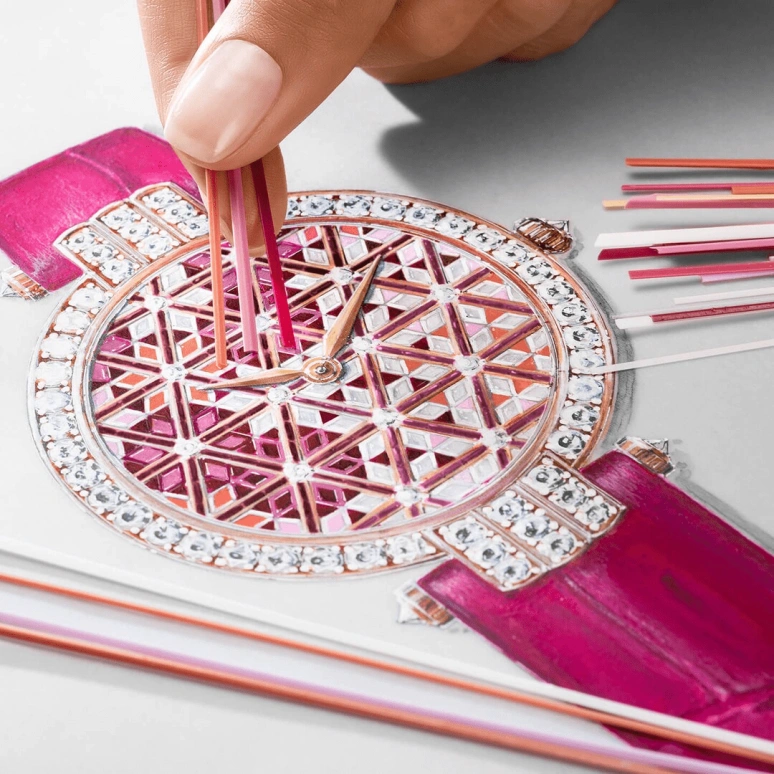 Harry Winston,The Premier 36mm,36mm,Rose Gold,Gold,Automatic,In-house Caliber,Open,PRNAHM36RR026