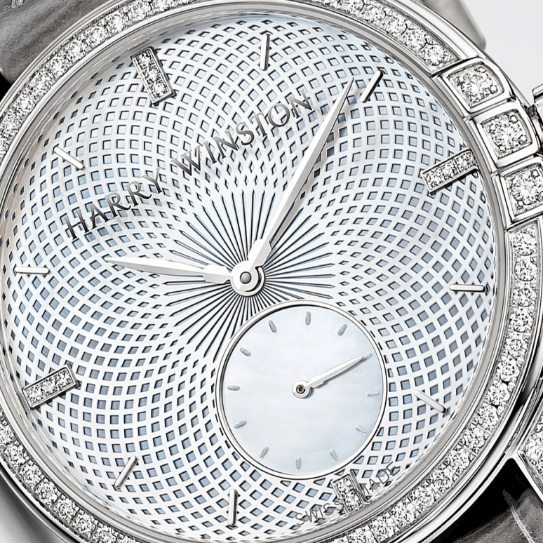 Harry Winston,Midnight 36mm,36mm,Gold,White Gold,White,Automatic,In-house Caliber,Mother of Pearl,MIDASS36WW001