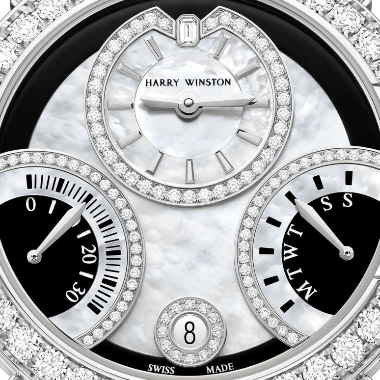 Harry Winston,The Ocean 36mm,36mm,Gold,White Gold,White,Automatic,In-house Caliber,Mother of Pearl,OCEABI36WW058