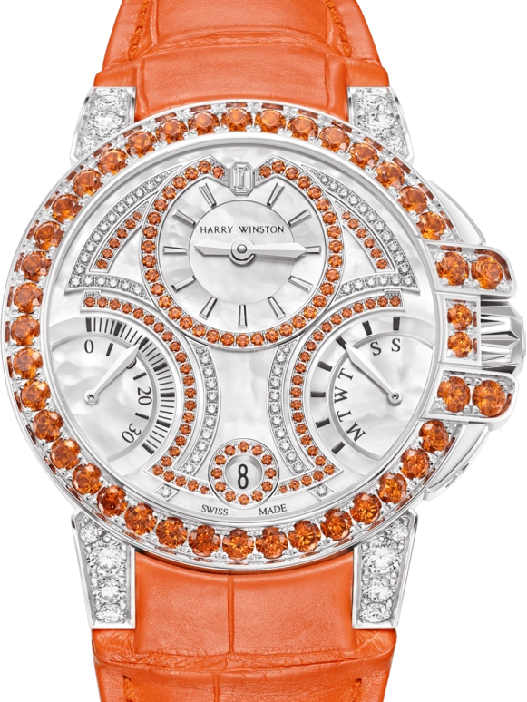 Harry Winston,The Ocean 36mm,36mm,Gold,White Gold,White,Automatic,In-house Caliber,Mother of Pearl,OCEABI36WW064