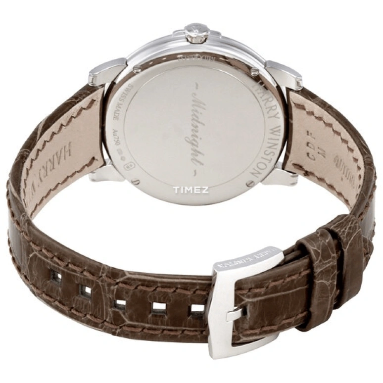 Harry Winston,Midnight 32mm,32mm,White Gold,Silver,Quartz,Sapphire,Crystal Glass,Round,MIDQHM32WW002