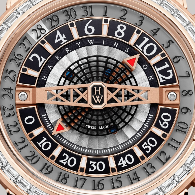 Harry Winston,The Ocean 42.2mm,42.2mm,Rose Gold,Gold,Automatic,In-house Caliber,Open,OCEAHR42RR002