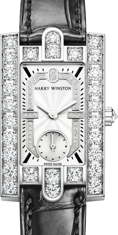 Harry Winston,The Avenue 21.4x36.1mm,21.4x36.1mm,Gold,White Gold,Quartz,In-house Caliber,Closed,AVEQHM21WW283