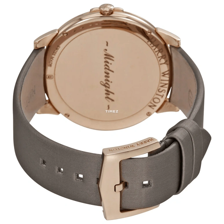 Harry Winston,Midnight 39mm,39mm,Rose Gold,Champagne,Quartz,Sapphire,Crystal Glass,Round,MIDQHM39RR002