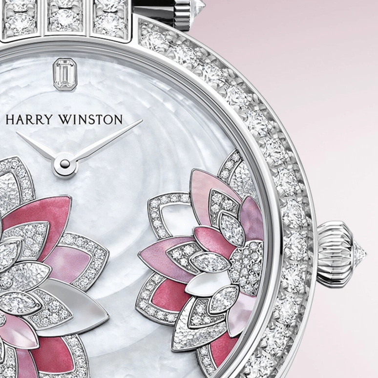 Harry Winston,The Premier 36mm,36mm,Gold,White Gold,White,Automatic,In-house Caliber,Mother of Pearl,PRNAHM36WW034