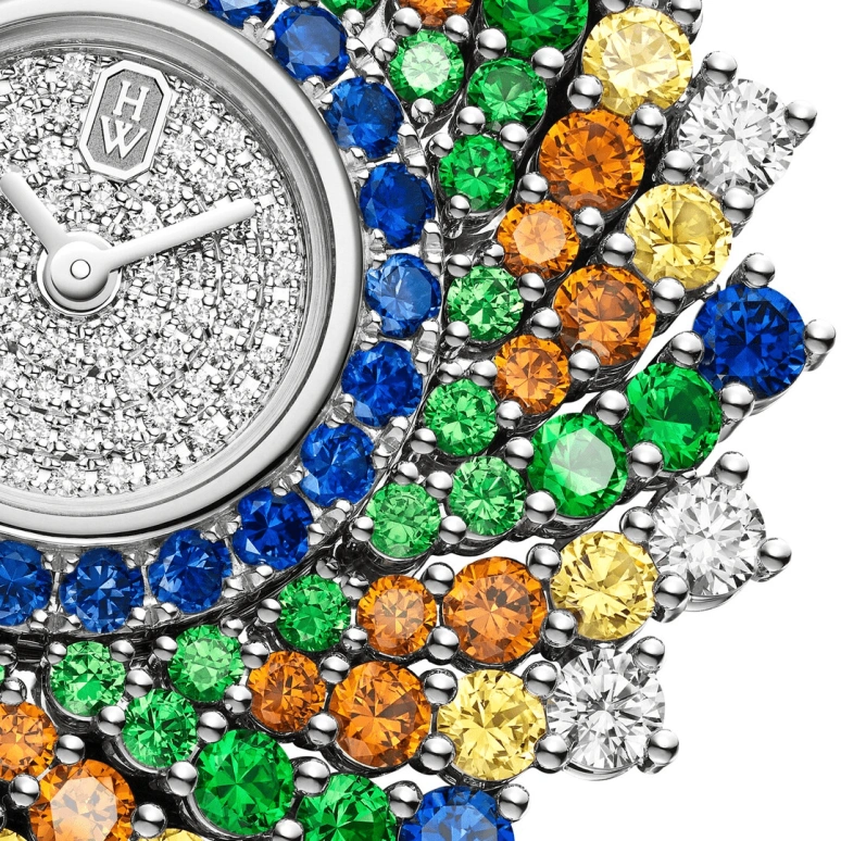 Harry Winston,High Jewelry Timepieces 36mm,36mm,Platinum,Quartz,In-house Caliber,Closed,HJTQHM36PP003