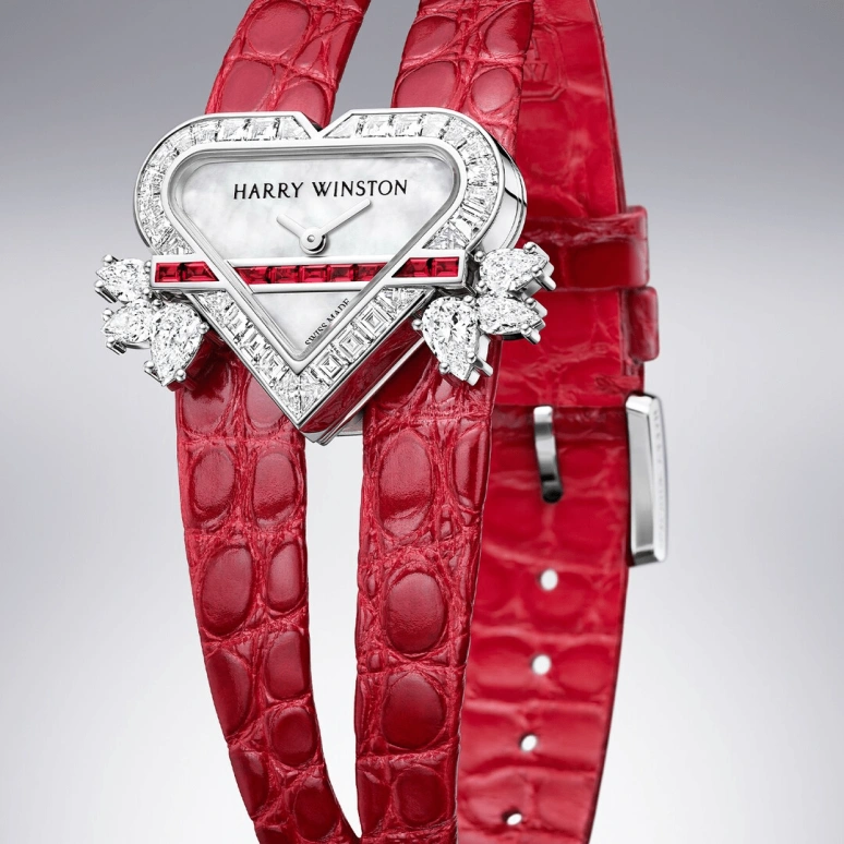 Harry Winston,High Jewelry Timepieces 26mm,26mm,Gold,White Gold,White,Quartz,In-house Caliber,Mother of Pearl,HJTQHM26WW004