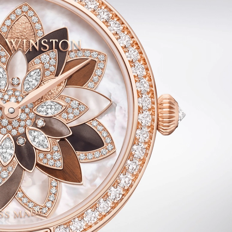 Harry Winston,The Premier 31mm,31mm,Rose Gold,Gold,White,Automatic,In-house Caliber,Mother of Pearl,PRNAHM31RR002