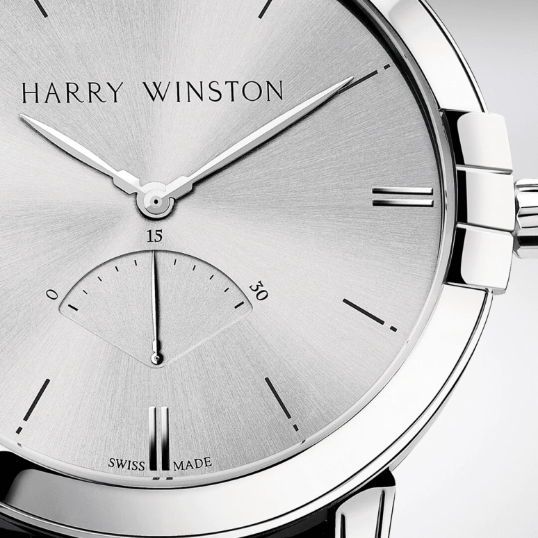 Harry Winston,Midnight 42.5mm,42.5mm,Gold,White Gold,Automatic,In-house Caliber,Open,MIDARS42WW001