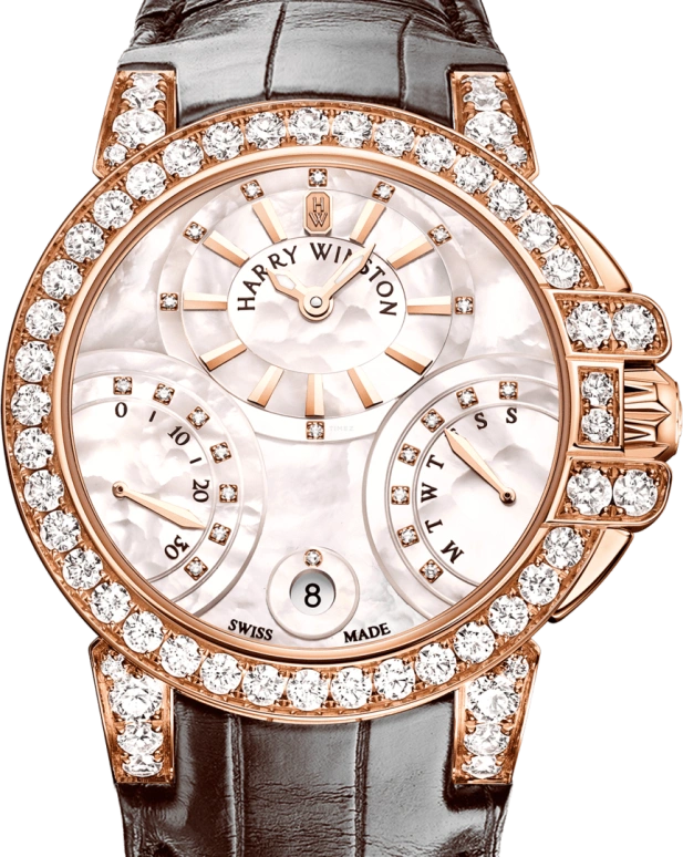 Harry Winston,The Ocean 36mm,36mm,Rose Gold,Gold,Pink,Automatic,In-house Caliber,Mother of Pearl,OCEABI36RR030