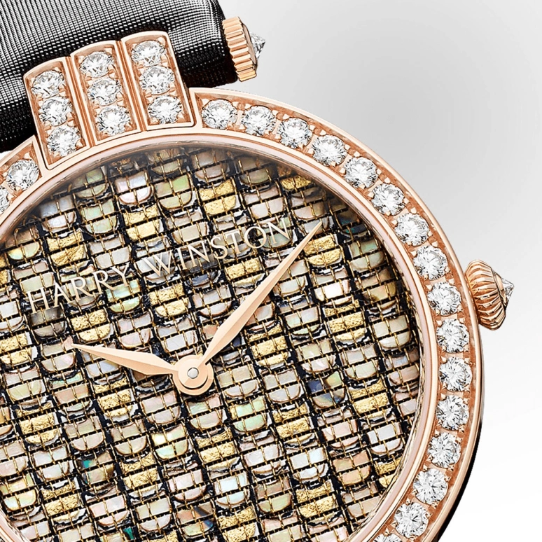 Harry Winston,The Premier 36mm,36mm,Rose Gold,Gold,Automatic,In-house Caliber,Mother of Pearl,PRNAHM36RR013