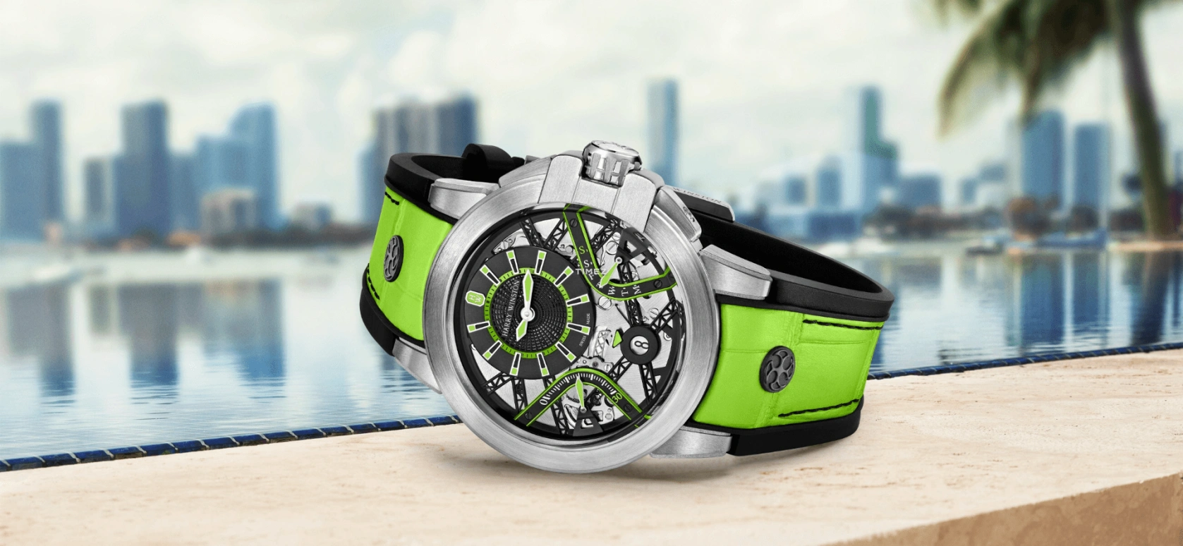 Harry Winston,The Ocean 42.20mm,42.20mm,Zalium,Silver,Automatic,Date,Day,Jumping Seconds,Retrograde,In-house Caliber,Round,OCEABI42ZZ005