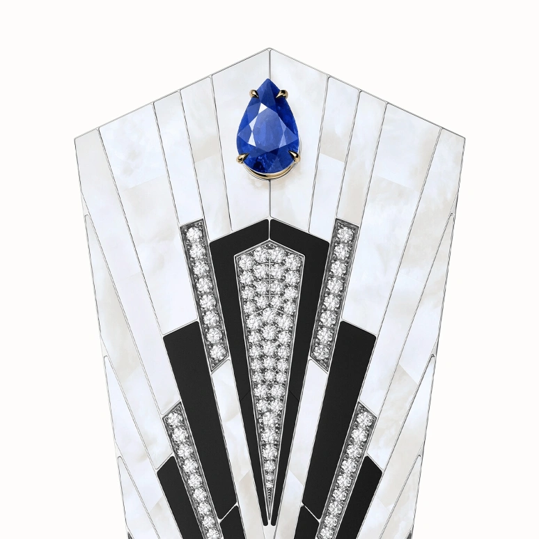 Harry Winston,High Jewelry Timepieces 33mm,33mm,White Gold,Yellow Gold,Silver,Quartz,In-house Caliber,Other,HJTQHM00WW006