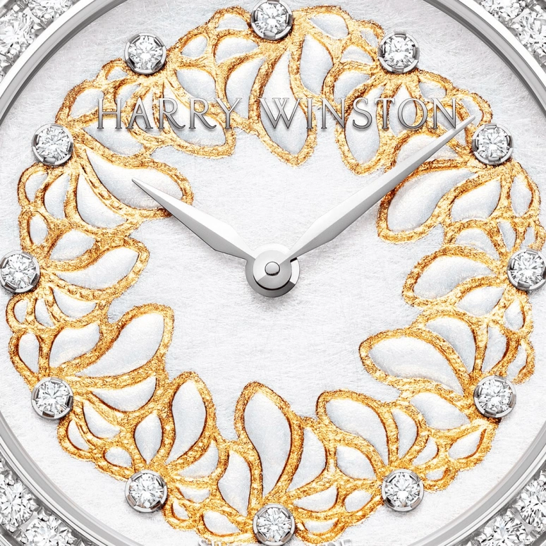 Harry Winston,The Premier 36mm,36mm,Gold,White Gold,Automatic,In-house Caliber,Open,PRNAHM36WW019