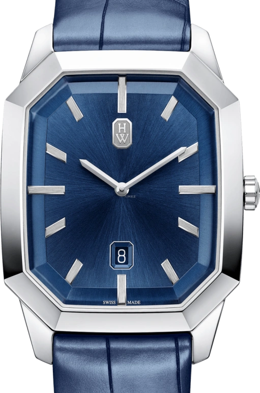 Harry Winston,Emerald 33.3x39.3mm,33.3x39.3mm,Gold,White Gold,Quartz,In-house Caliber,Closed,EMEQHD33WW001