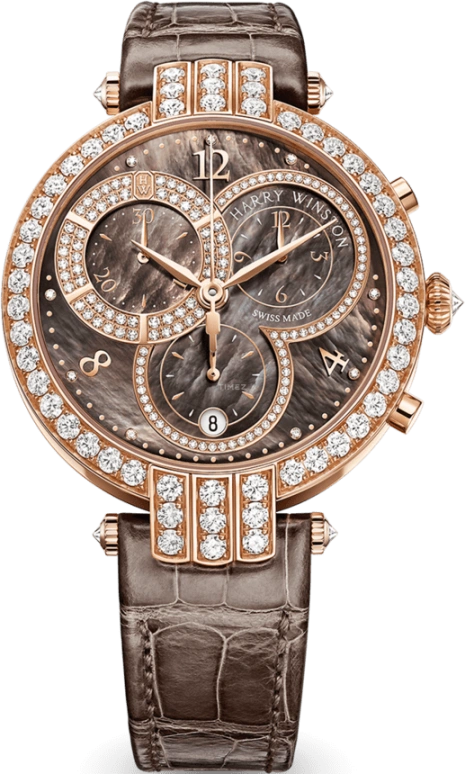 Harry Winston,The Premier 40mm,40mm,Rose Gold,Gold,Quartz,In-house Caliber,Mother of Pearl,PRNQCH40RR002