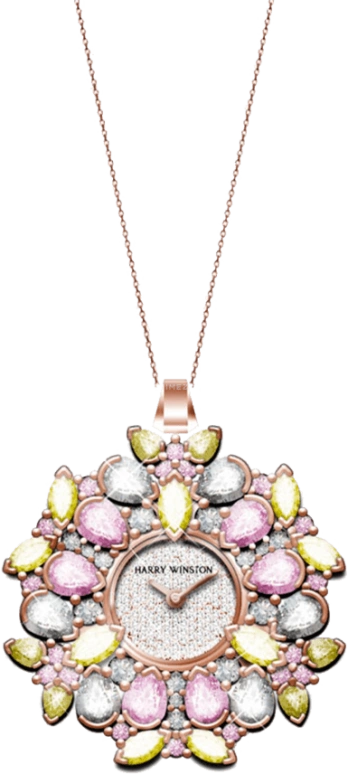 Harry Winston,High Jewelry Timepieces 30mm,30mm,Rose Gold,Gold,Quartz,In-house Caliber,Closed,HJTQHM30RR001