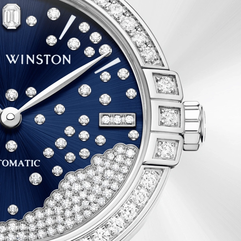 Harry Winston,Midnight 29mm,29mm,Gold,White Gold,Automatic,In-house Caliber,Open,MIDAHM29WW004
