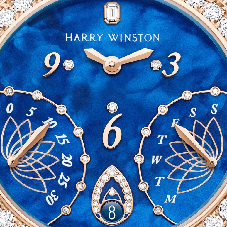 Harry Winston,The Ocean 36mm,36mm,Rose Gold,Gold,Blue,Automatic,In-house Caliber,Mother of Pearl,OCEABI36RR034