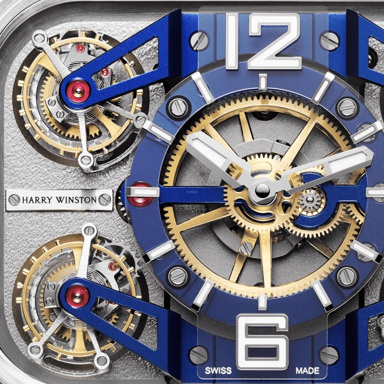 Harry Winston,Histoire de Tourbillon & Opus 53.3x39.1mm,53.3x39.1mm,Platinum,Handwound,In-house Caliber,Open,HCOMQT53PP001