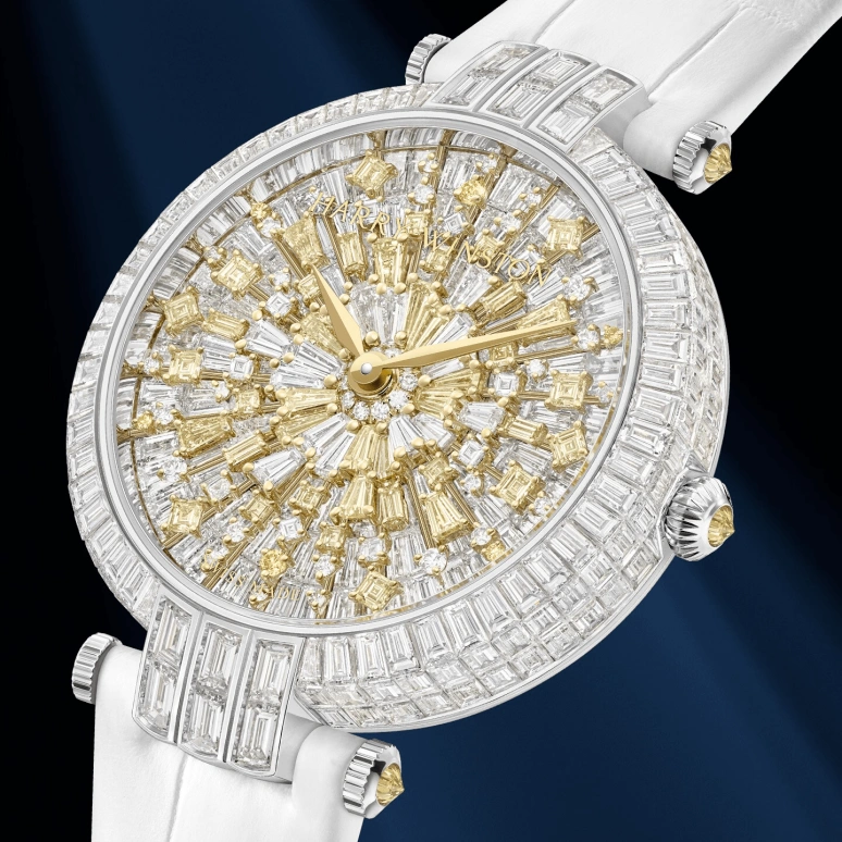 Harry Winston,The Premier 36mm,36mm,White Gold,Silver,Gold,Automatic,In-house Caliber,Round,PRNAHM36WW042