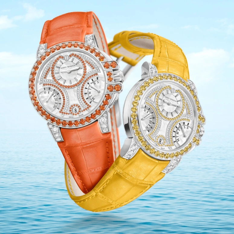 Harry Winston,The Ocean 36mm,36mm,Gold,White Gold,White,Automatic,In-house Caliber,Mother of Pearl,OCEABI36WW063