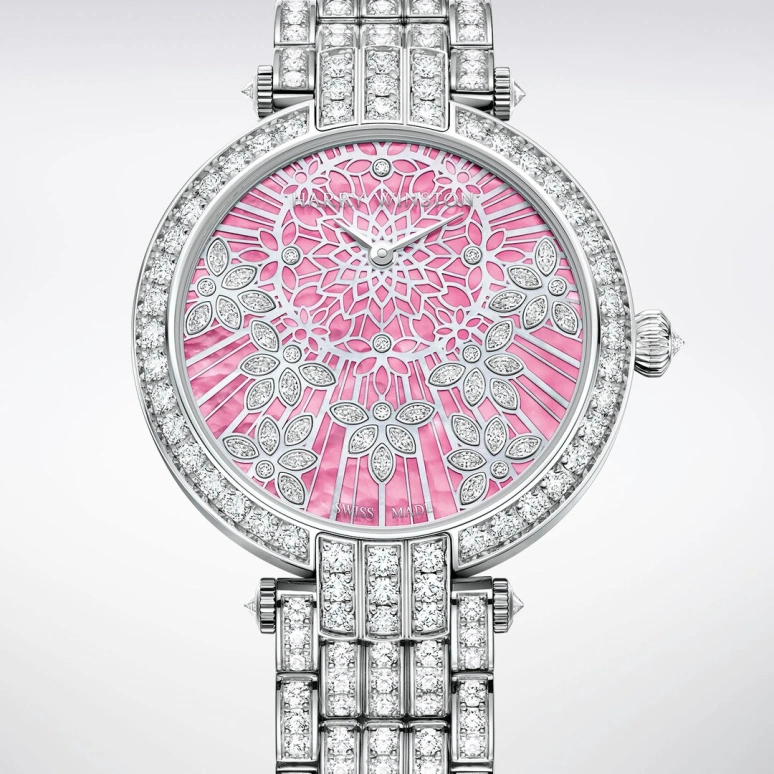 Harry Winston,The Premier 36mm,36mm,Gold,White Gold,Pink,Automatic,In-house Caliber,Mother of Pearl,PRNAHM36WW018