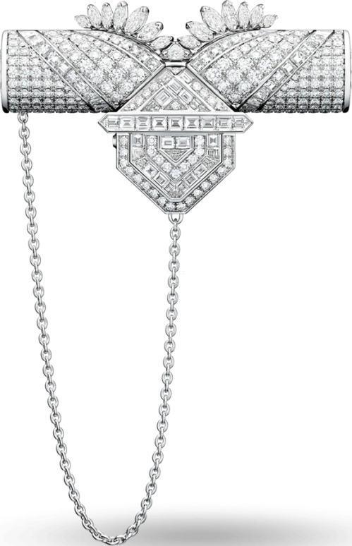Harry Winston,High Jewelry Timepieces 17x21mm,17x21mm,Gold,White Gold,White,Quartz,In-house Caliber,Mother of Pearl,HJTQHM51WW001