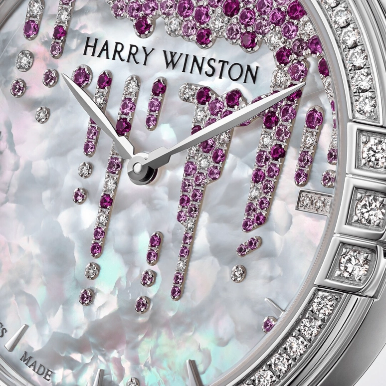Harry Winston,Midnight 36mm,36mm,Gold,White Gold,White,Automatic,In-house Caliber,Mother of Pearl,MIDAHM36WW001