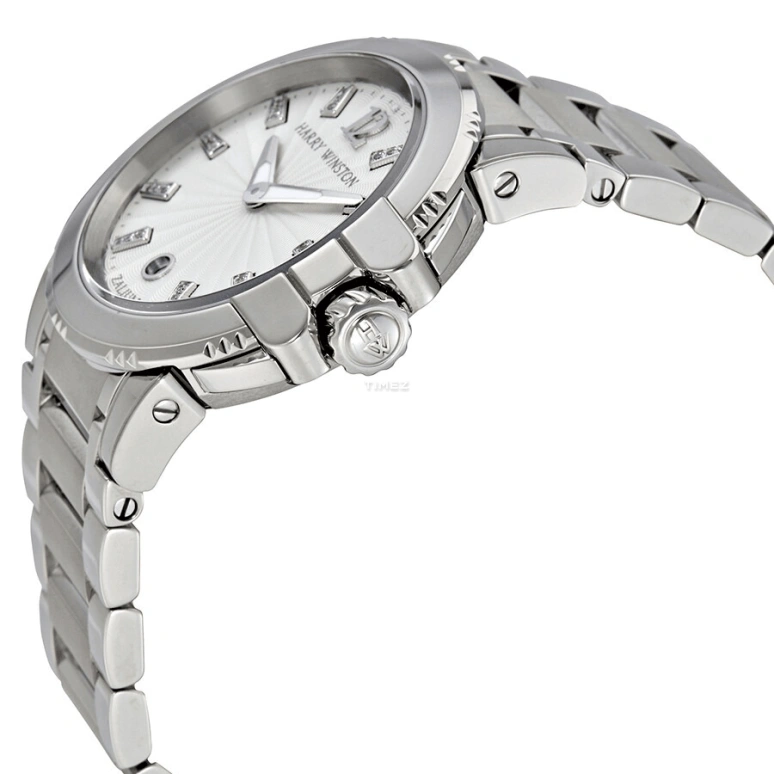Harry Winston,The Ocean 36mm,36mm,Zalium,Silver White,Quartz,Day,Sapphire,Crystal Glass,OCSQHD36ZZ004