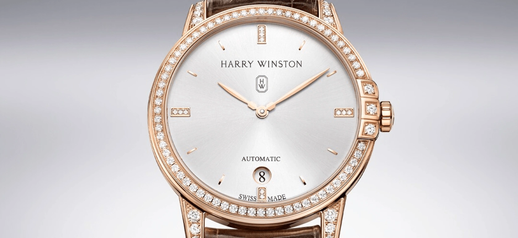 Harry Winston,Midnight 36mm,36mm,Rose Gold,Gold,Automatic,In-house Caliber,Open,MIDAHD36RR001
