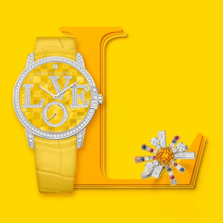 Harry Winston,Midnight 36mm,36mm,Gold,White Gold,Yellow,Automatic,In-house Caliber,Mother of Pearl,MIDASS36WW003