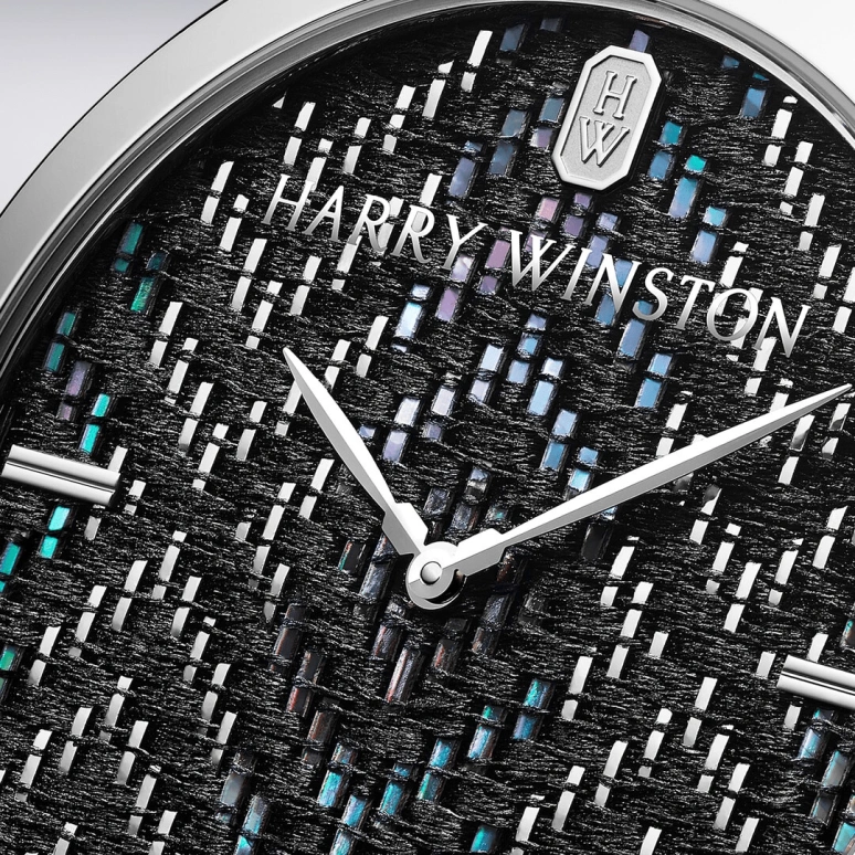 Harry Winston,Midnight 42.5mm,42.5mm,Gold,White Gold,Automatic,In-house Caliber,Mother of Pearl,MIDAHM42WW002