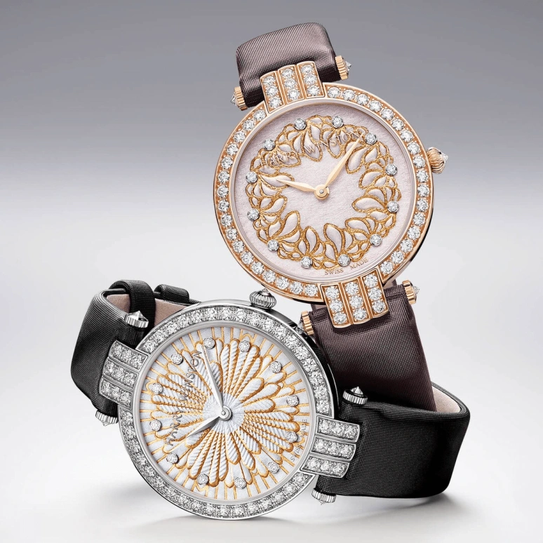 Harry Winston,The Premier 36mm,36mm,Rose Gold,Gold,Automatic,In-house Caliber,Open,PRNAHM36RR021