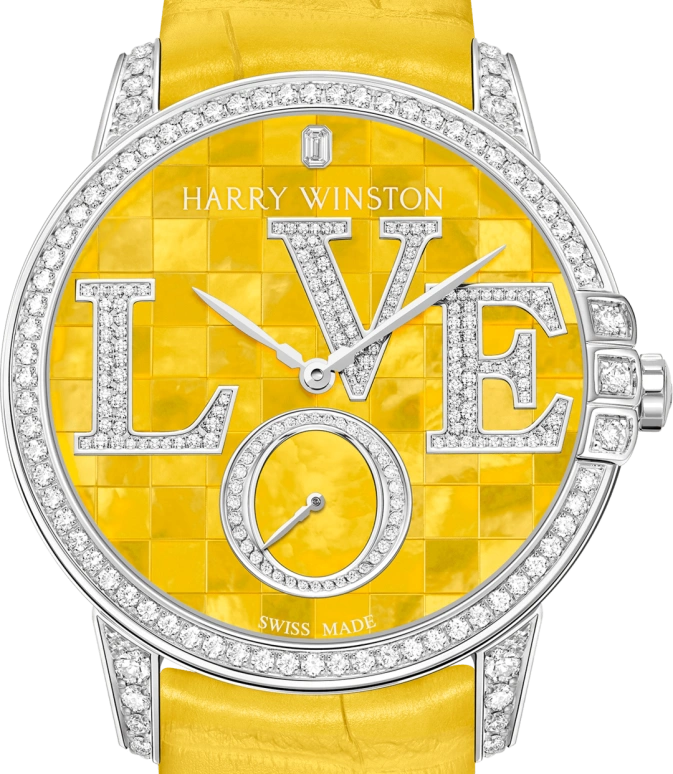 Harry Winston,Midnight 36mm,36mm,Gold,White Gold,Yellow,Automatic,In-house Caliber,Mother of Pearl,MIDASS36WW003