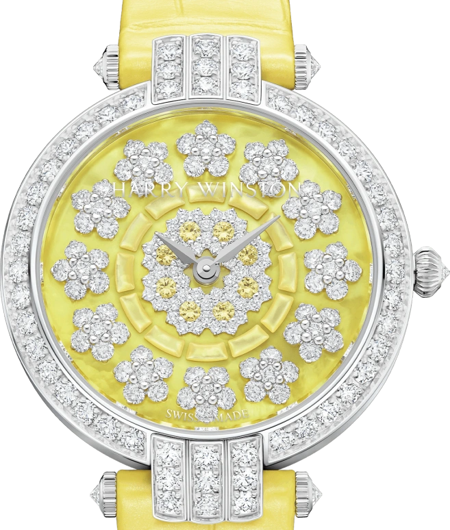 Harry Winston,The Premier 36mm,36mm,White Gold,Yellow,Automatic,In-house Caliber,Round,PRNAHM36WW047