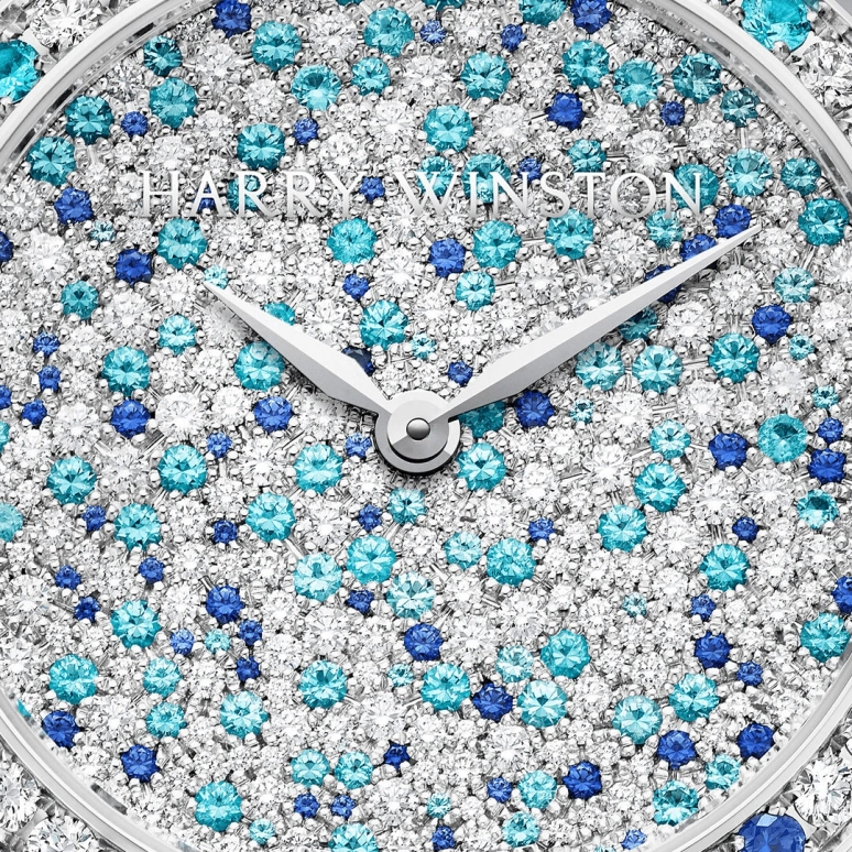 Harry Winston,The Premier 36mm,36mm,Gold,White Gold,Automatic,In-house Caliber,Open,PRNAHM36WW016