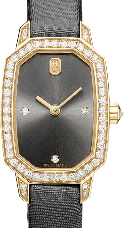 Harry Winston,Emerald 17.7x24mm,17.7x24mm,Yellow Gold,Gold,Quartz,In-house Caliber,Closed,EMEQHM18YY001