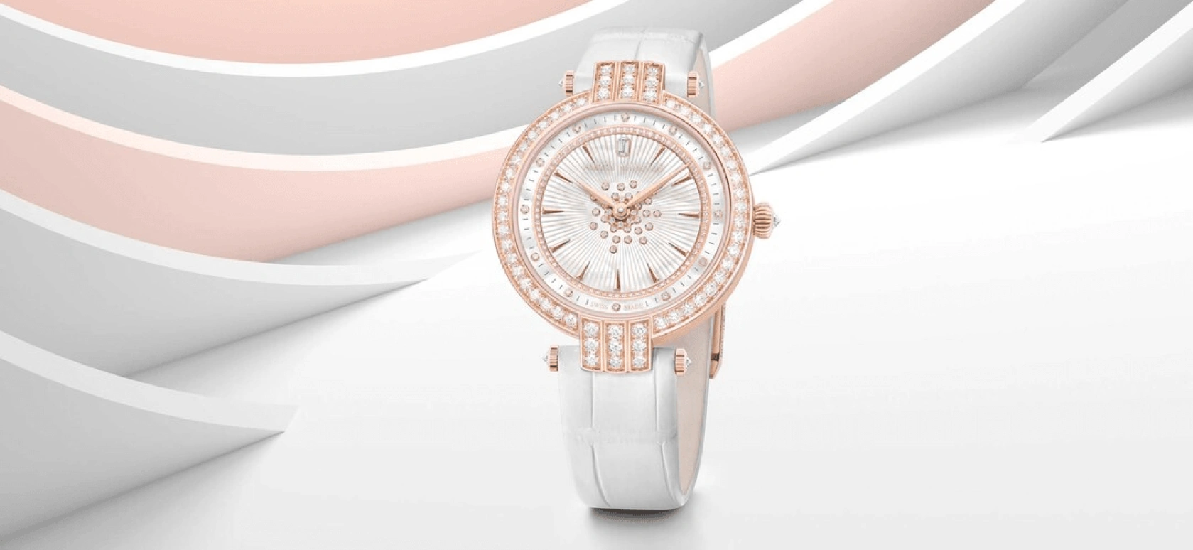 Harry Winston,The Premier 31mm,31mm,Rose Gold,Gold,White,Automatic,In-house Caliber,Mother of Pearl,PRNAHM31RR006