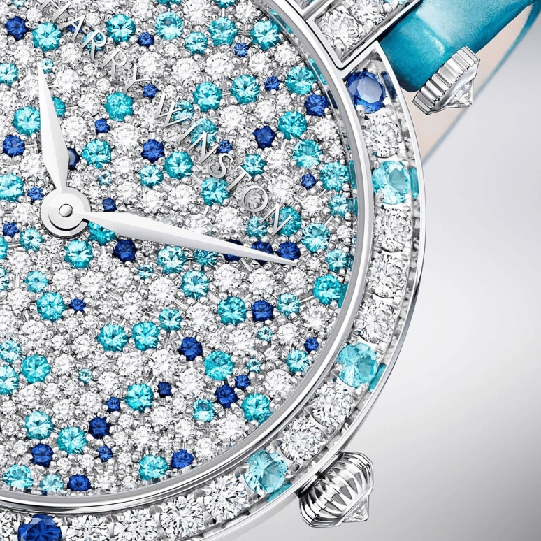 Harry Winston,The Premier 36mm,36mm,Gold,White Gold,Automatic,In-house Caliber,Open,PRNAHM36WW016